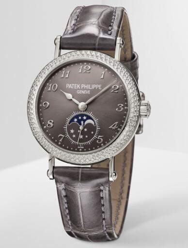 Review 2023 Patek Philippe Complications Moonphase 7121 Replica Watch 7121/200G-010 - Click Image to Close